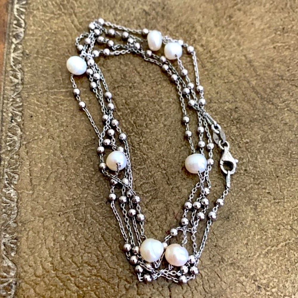 ๐ Zales Necklace with Pearls - Picture 6 of 9
